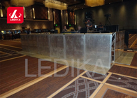 Aluminum Oval Tube Folding Stage Crowd Safety Barriers Closed Or With Door