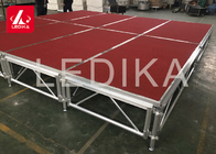 Aluminum Stage Platform , Outdoor Mobile Steel Layher Wooden Frame Stage