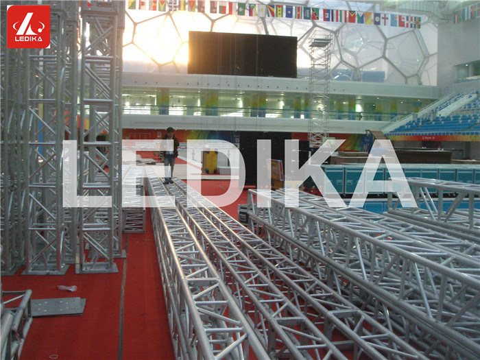 Durable Big Event Aluminum Box Truss 12m 30m Span For Outdoor / Indoor