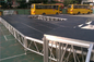 22m / 80 Feet Aluminum Square Bolt Truss System 450x600 mm Stage For School supplier