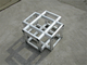 Bolt Aluminum Square Truss Four Way Corner 300x300 mm Fast Installation supplier