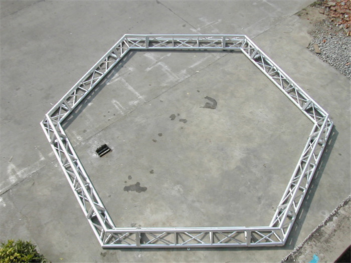 Hexagonal Octagonal Square Circular Truss Aluminum 300X300 mm For Concert