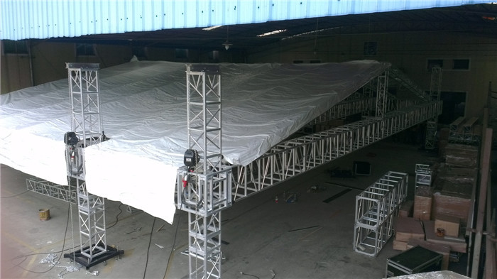 Concert Stage Roof Truss Aluminum Outdoor TUV Non - Rust Fireproof 450x450 mm