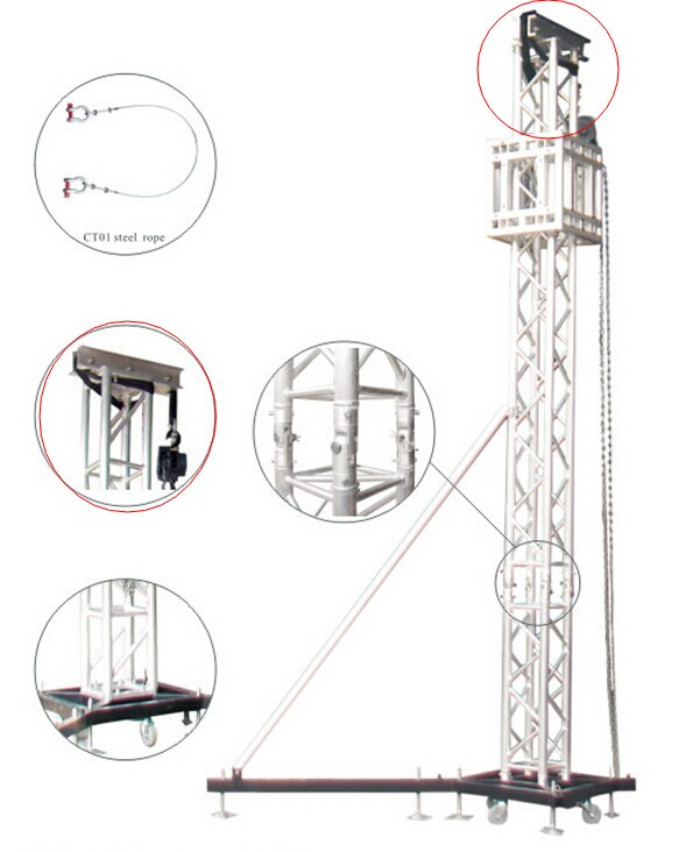 Waterproof Aluminum Stand Truss Tower System International Truss Systems