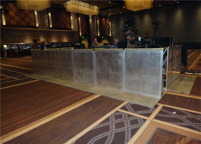 Folding Crowd Fencing Barrier Crowd Control Stands For Big Outdoor Events