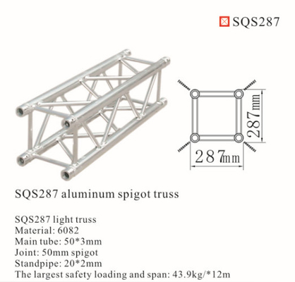 Heavy Duty Safety Aluminum Spigot Truss For Build Project