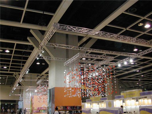 Durable Mini Aluminum Box Truss Indoor / Stage Square Bolt Truss Small Volume