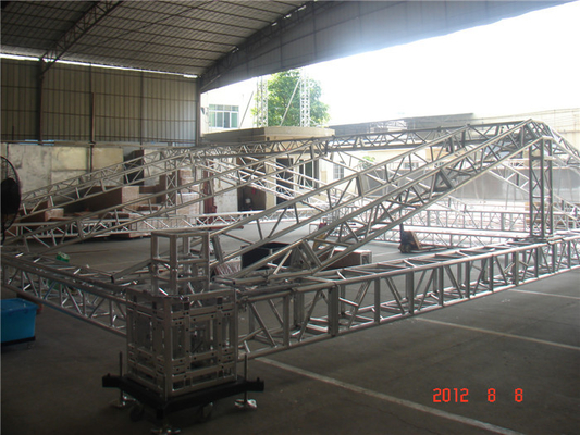 Concert Stage Roofing Trusses Aluminum DJ Trussing Indoor 500kg - 4700kg Max Loading