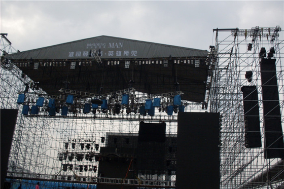 Green Outdoor Ground Speaker Truss System Stage Trussing 30×3 mm Brace Tube