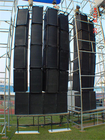 2 Meter Screw Square Truss Speaker Stands Lighting 6m - 18m 16 Degrees Hardness