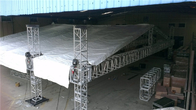 Concert Stage Roof Truss Aluminum Outdoor TUV Non - Rust Fireproof 450x450 mm