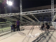 Fireproof 300x300 Mm Stage Aluminum Square Bolt Truss System For Events Show