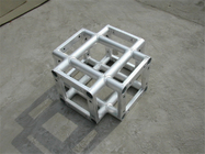 Customized Aluminum Square Truss Segments Corners 2 / 3 / 4 / 6 Way Square Corner