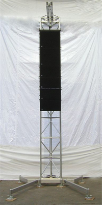 Line Array Speaker Upright Truss / Customized Heavy Duty Truss 520x1000 mm