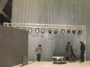DJ Trussing Goalpost Lighting Stand Hanging Colorful Background Cloth Film Show 6082-T6
