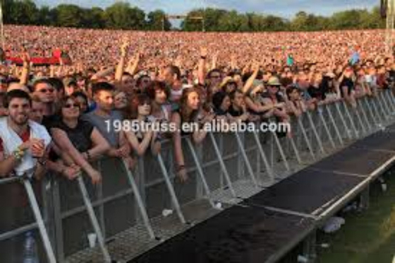 Folding Crowd Control Barries / Hand Barrier For Consert / Sports Event