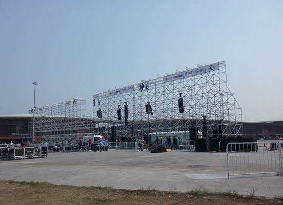 Aluminum Lift Tower Truss Stand Line Array Speaker Lift Layer Truss