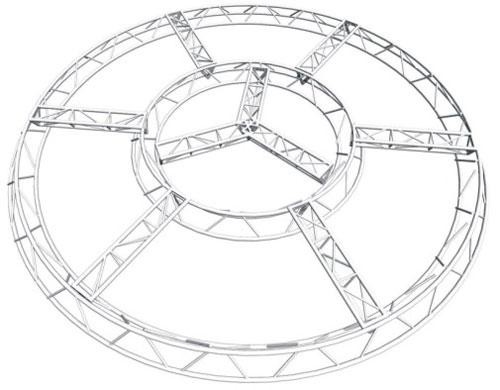 Customized Circle Shape Concert Aluminum Square Truss For Stage Lighting Decorate