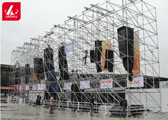 Portable Iron Material Locking Layer Speaker Truss For Hanging Audio