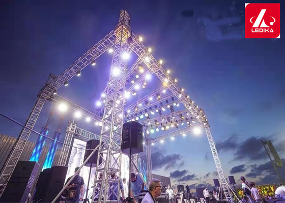 15m Diameter Spigot Aluminium Truss System DJ Lighting Truss Stand