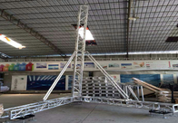 ISO Single Speaker Truss Stands Tower Aluminum 6082 Height 12m Space Saving