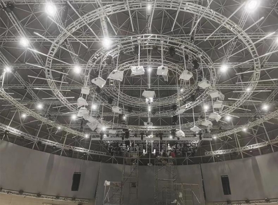 OEM KTV Circular Aluminum Truss Curved Lighting Truss System