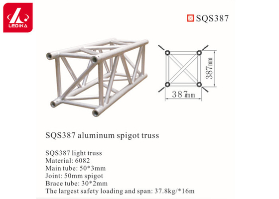 30m Span Aluminum Spigot Truss Light Weight Outdoor Stage Pillar Truss