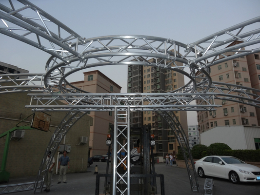 T6 Aluminum Lighting Box Truss Stage Roof Square Bolt Truss