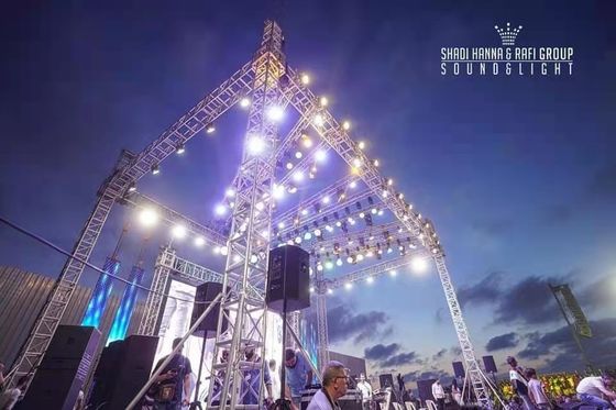 Event Lighting Show Speaker Aluminum Spigot Truss For LED Display