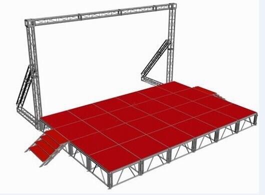 6061 Goal Post Truss System Event Performance Aluminum Truss Tower