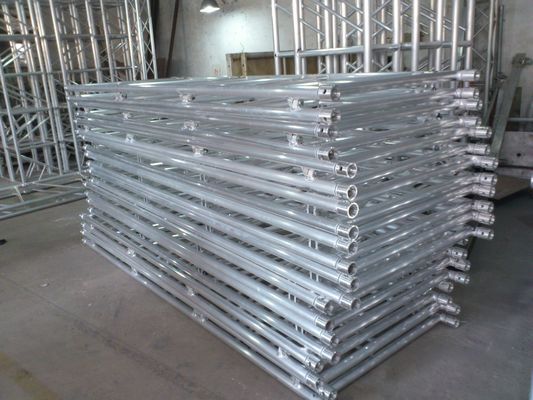 Aluminium Silver Resistant Speaker Folding Truss For Advertising Exhibition