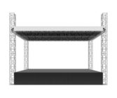 High quality Display Shelves Stage Roof Truss Design For Outdoor Events