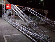 Square Silver Stage Light Truss / Lighting Truss System Aluminum For Outdoor 18m Span