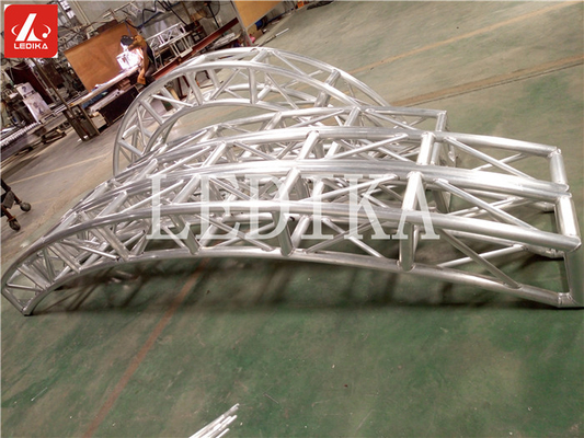 Rotating Round Truss 11.5M Aluminum Square Truss For Circus Adjustable Speed