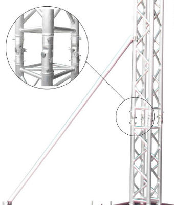 Customizable Aluminum Square Strangle Truss For Outdoor Advertising