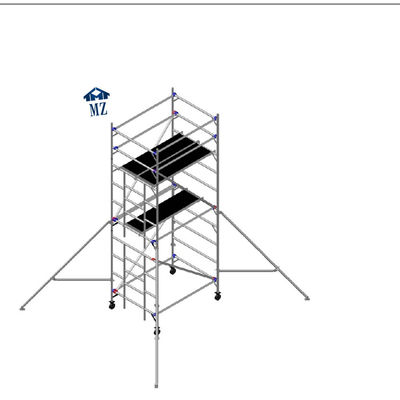 Easy Assembled Aluminum Scaffolding Tower For Outdoor Work Bench