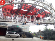 Light Weight Rotating Circle Square Aluminum Truss System For Big Event Circus Show