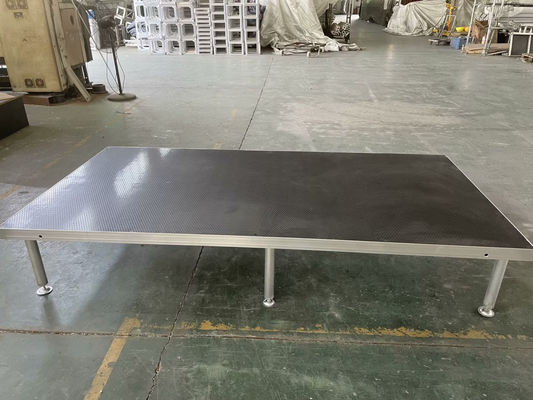 Adjustable Height 0.6-1m Aluminum Stage Platform For Indoor And Outdoor Performances