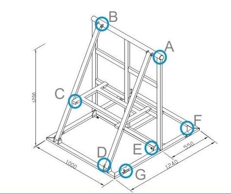 Quick And Easy Set-up Of Aluminum Crowd Control Barriers For Events