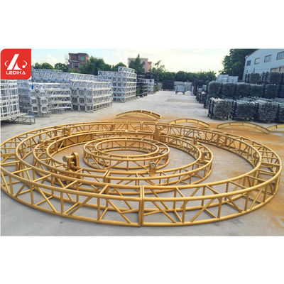 Customized Aluminum Bolt Light Truss Rotating And Lifting Circle Truss