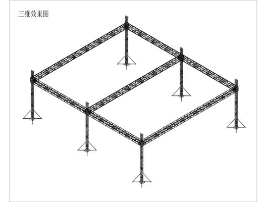 Professional Grade Aluminum Stage Roof Truss For Trade Show And Event Structures