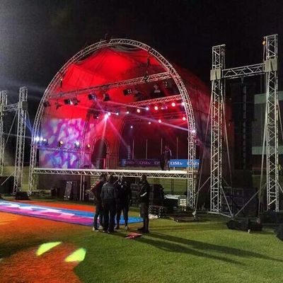 Aluminum Stage Roof Truss Square Box Truss For Lighting And Sound Systems