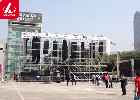 Outdoor Equipment Layer Truss System For Music Festival Stage Layer Truss