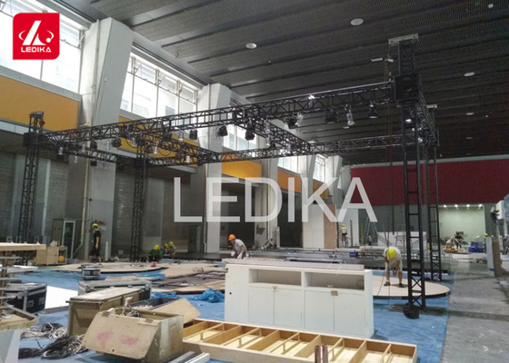 1 - 4 Meter Aluminum Spigot Truss / Light Stage Box Truss Outdoor Roof Systems