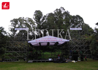 Top Quality 10m High Backdrop Stage Steel Layher Truss / Space Truss Structure