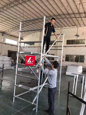 6082 Aluminium Scaffolding Frames Portable Adjustable Work Bench