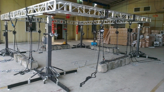 6m Height Elevator Tower Folding Truss For Hanging Line Speaker