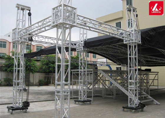 SQB30-40 SQS287 Aluminum Truss Tower System With Hoist