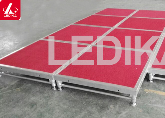 Adjustable Aluminum Alloy Folding Stage Platform Stairs Lifting