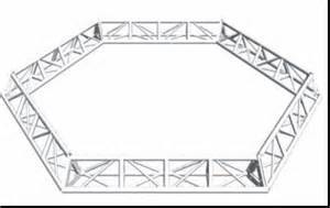 Customized Special Shaped Aluminum Truss For Hanging Lights